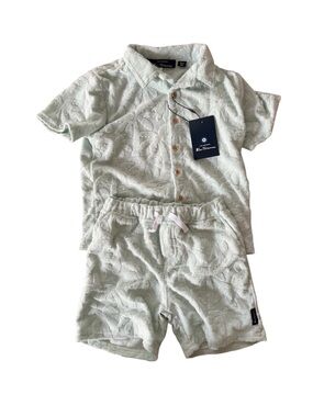 Ben Sherman Mint Green Terry Two-Piece Set